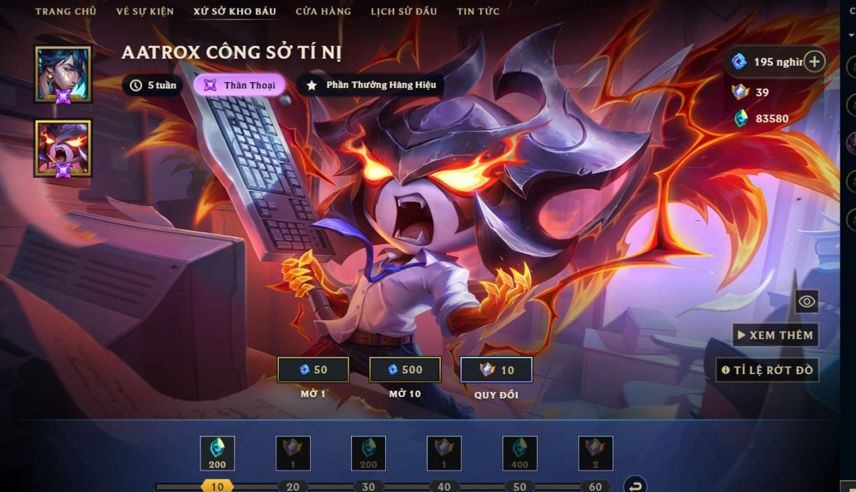  Aatrox Công Sở Tí Nị