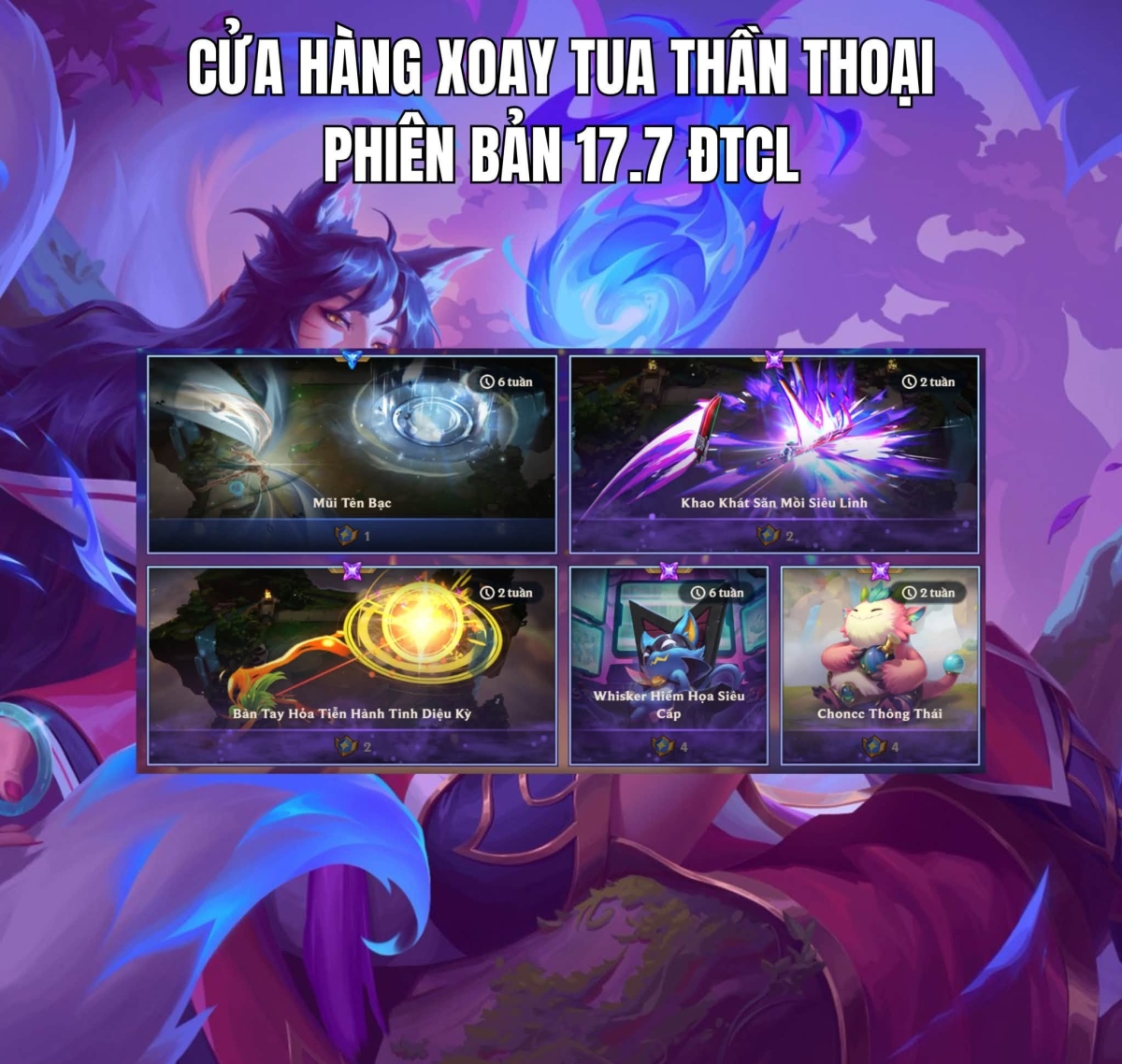 Vì sao nên sưu tầm vật phẩm trong Cửa hàng Xoay Tua 17.7