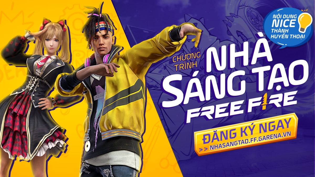 Đối tượng phù hợp với chương trình sáng tạo Free Fire