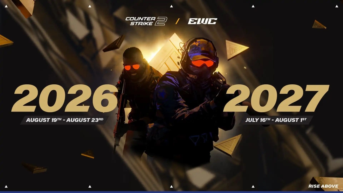 Counter-Strike 2 là bộ môn diễn ra vào cuối mùa EWC 2026