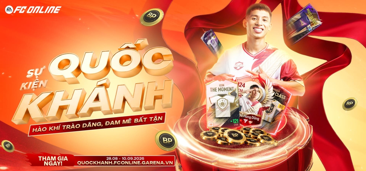 Quốc Khánh 2/9 FC Online: Săn Hùng Dũng Infinite Prime miễn phí