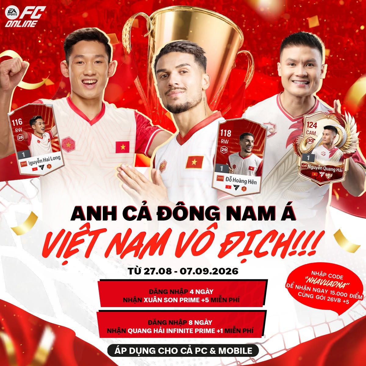 Code miễn phí giới hạn