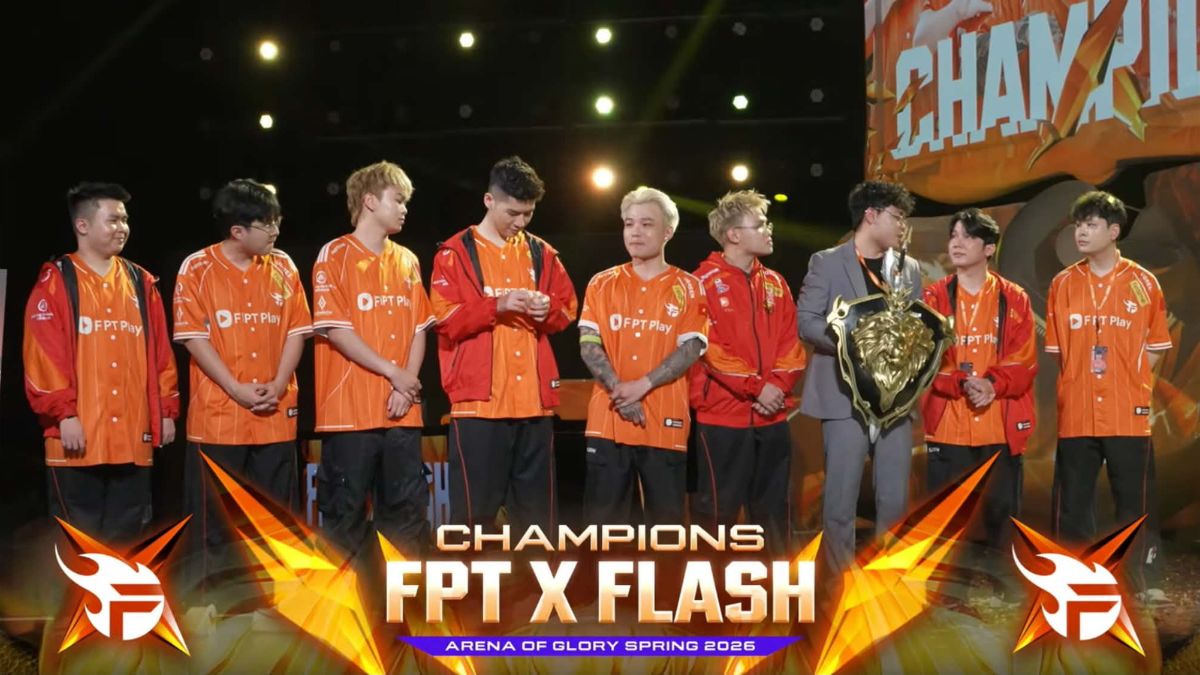 CK ĐTDV Mùa Xuân 2026: FPT Flash bảo vệ thành công ngôi vương, SGP gục ngã