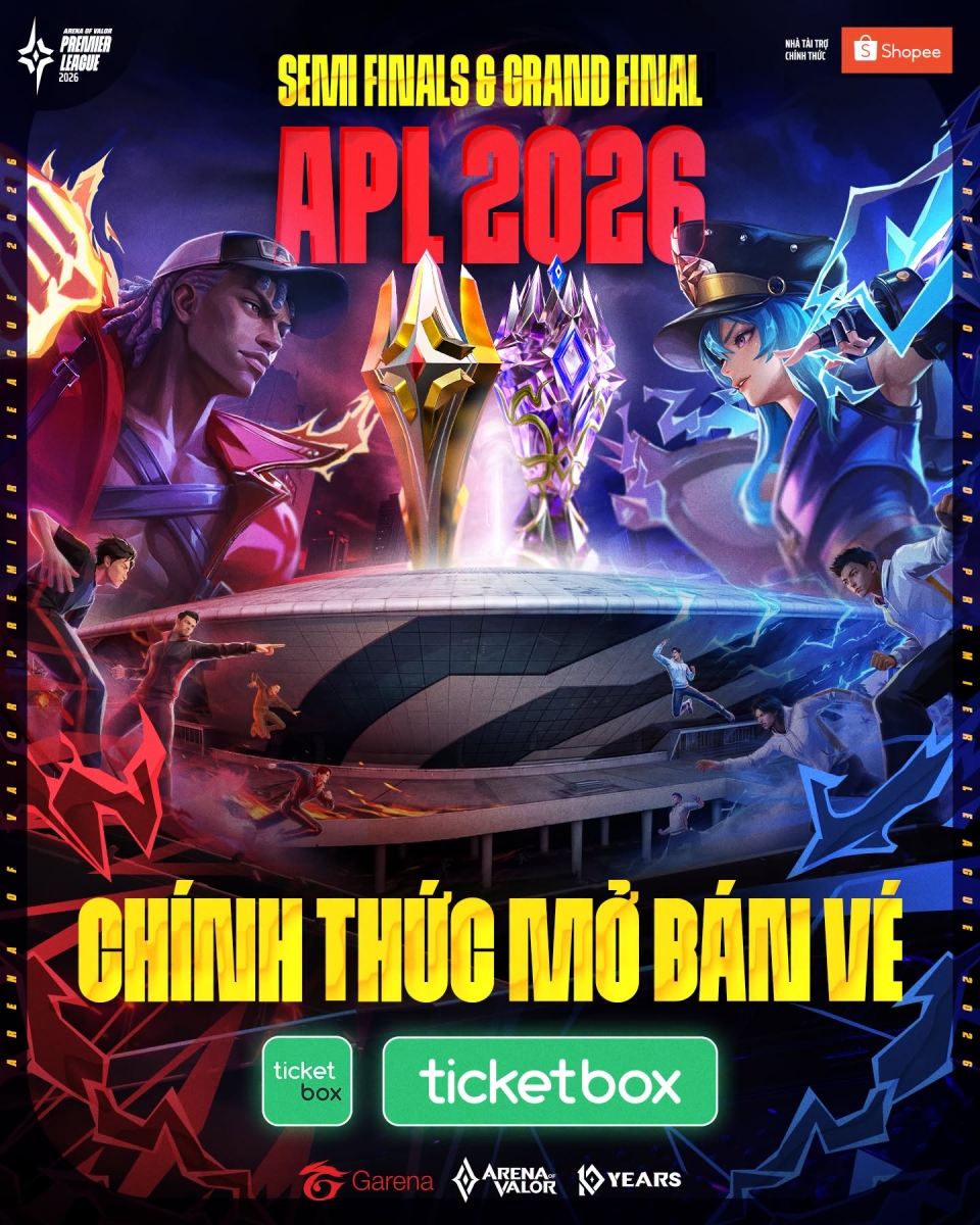 APL 2026 chính thức mở bán vé