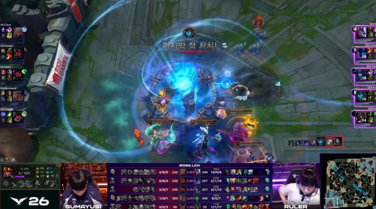 Gen.G nhanh chóng cân bằng tỷ số ở game 2