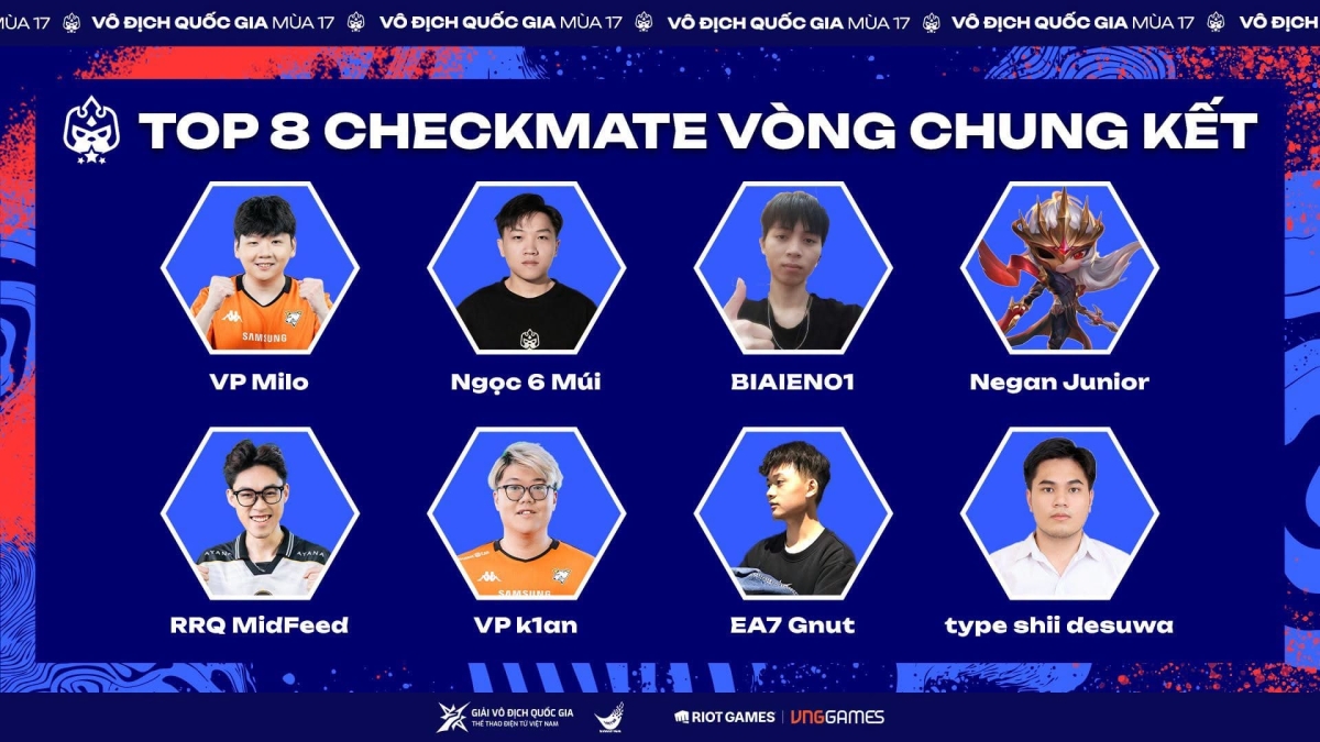 Nhiều gương mặt ấn tượng trong top 8 vòng chung kết ĐTCL mùa 17
