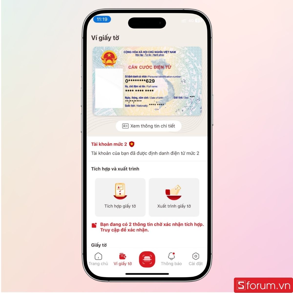 Đối chiếu thông tin chi tiết