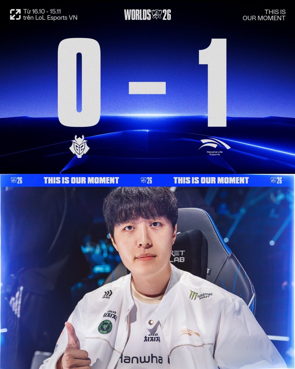 HLE đè bẹp đối thủ và giành chiến thắng gọn gàng ở game 1