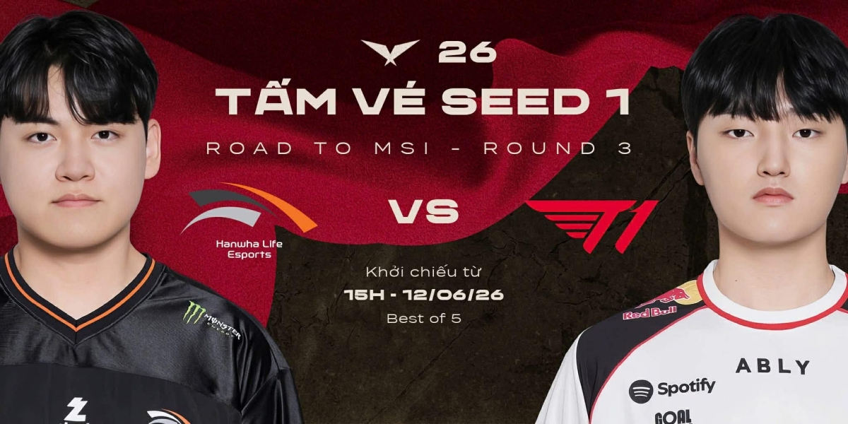HLE đánh bại T1 3-1, giành tấm vé đầu tiên của LCK đến MSI 2026