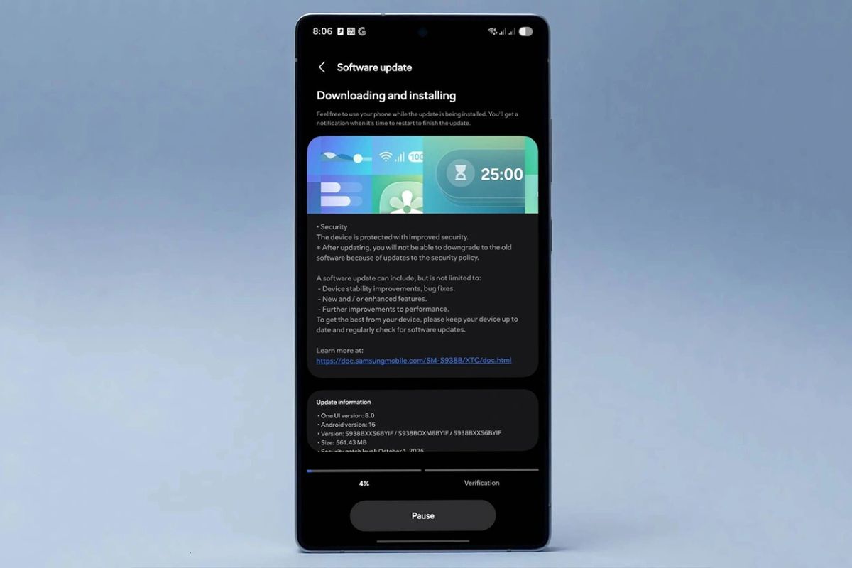Những thiết bị có thể nâng cấp One Ui 8.5