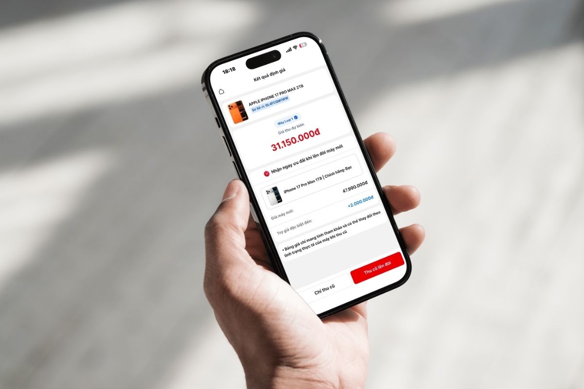 Tìm hiểu tính năng định giá máy cũ tại nhà trên app CellphoneS