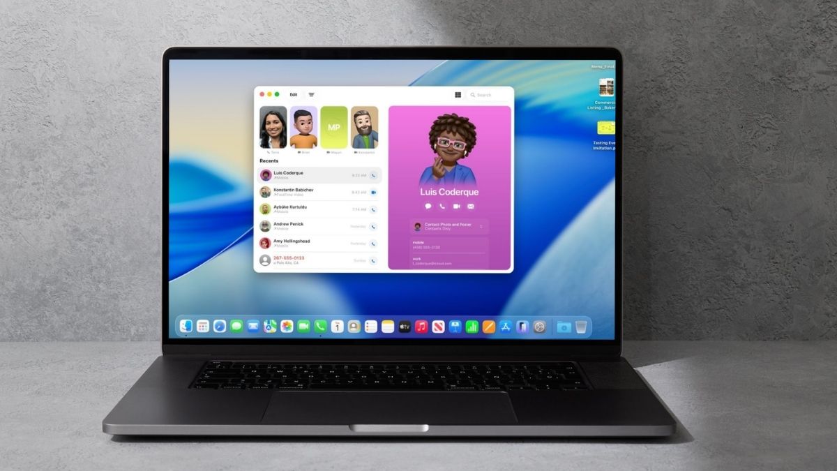 Thực hiện một cuộc gọi trên MacBook Neo