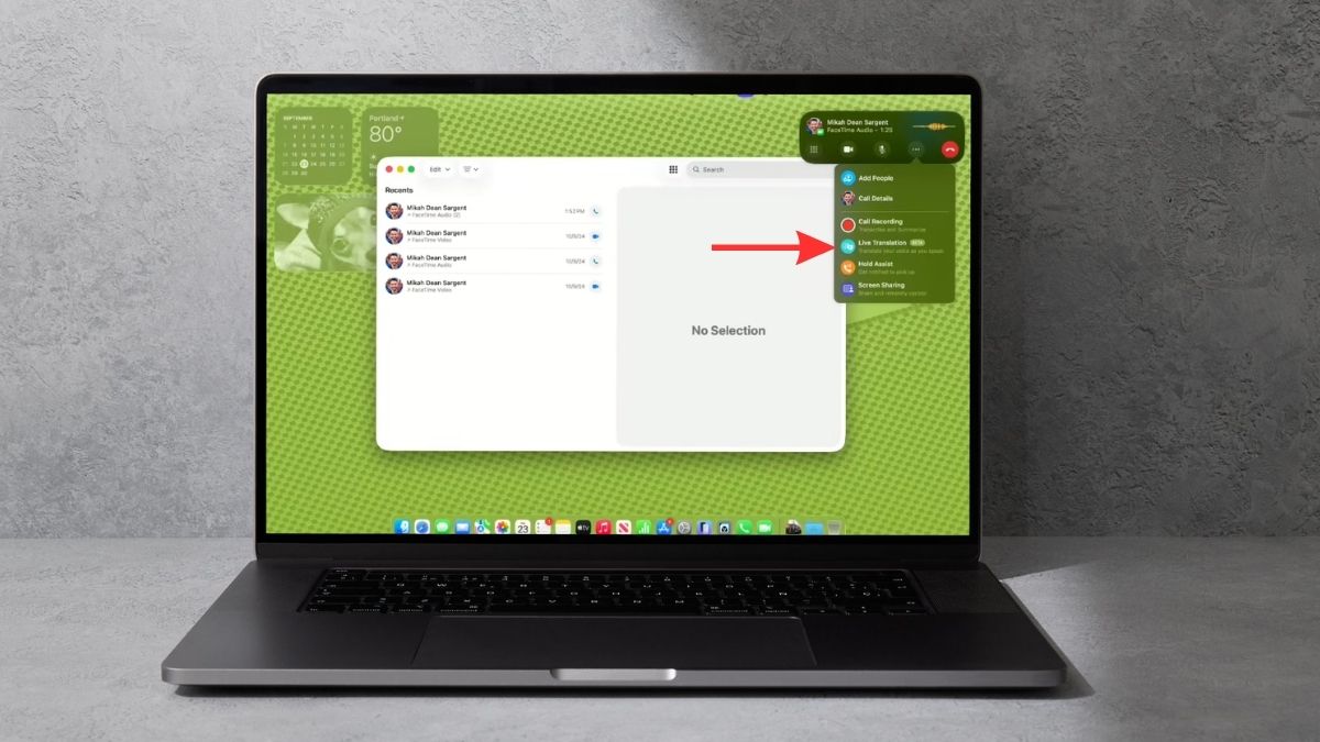 Chọn Live Translation và bắt đầu sử dụng tính năng này