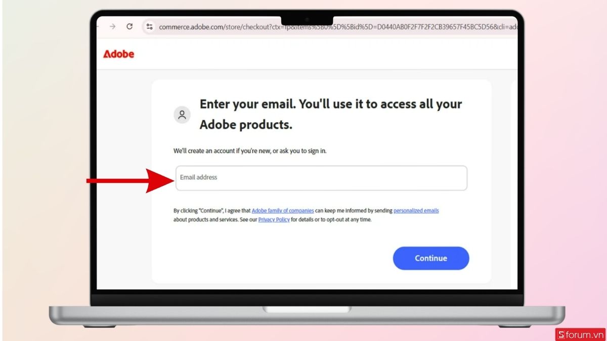 Nhập email vào đây