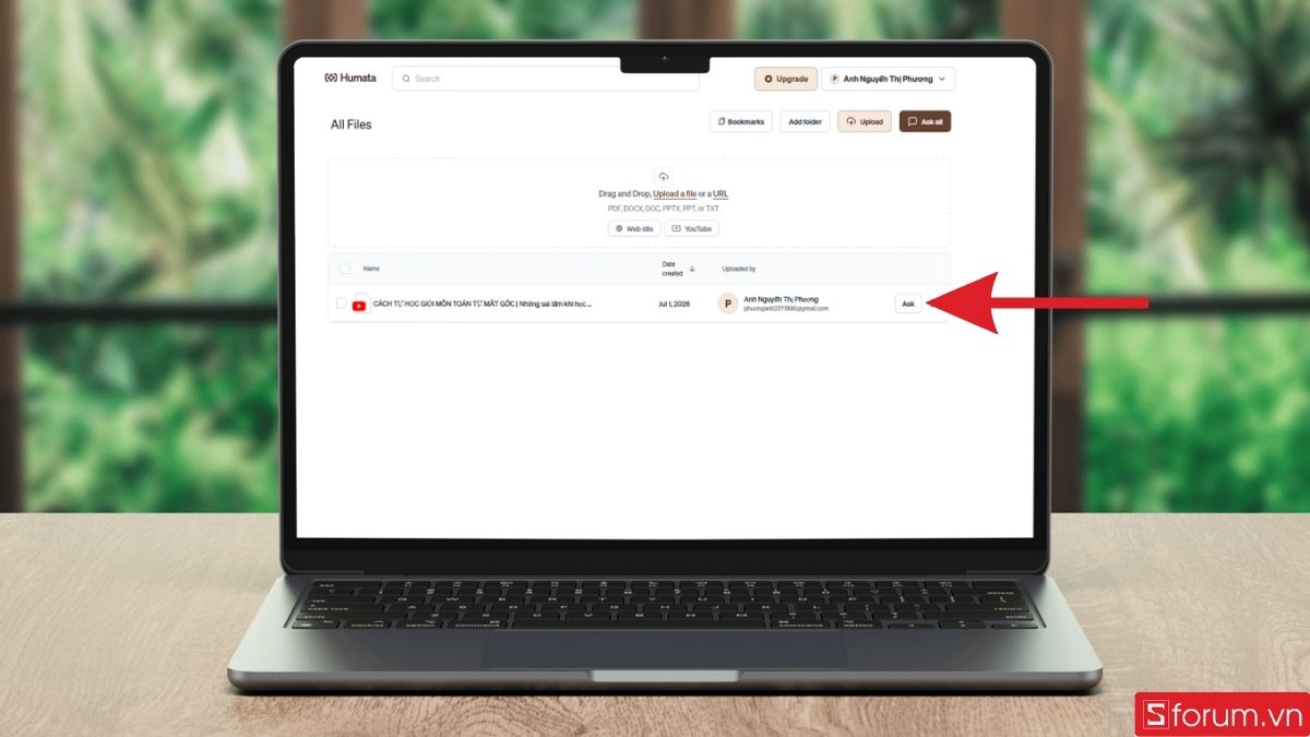Nhấn chọn vào Ask để tiếp tục nghiên cứu chuyên sâu