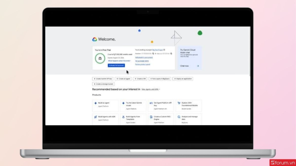 Hoàn tất nhận 300 USD credit miễn phí