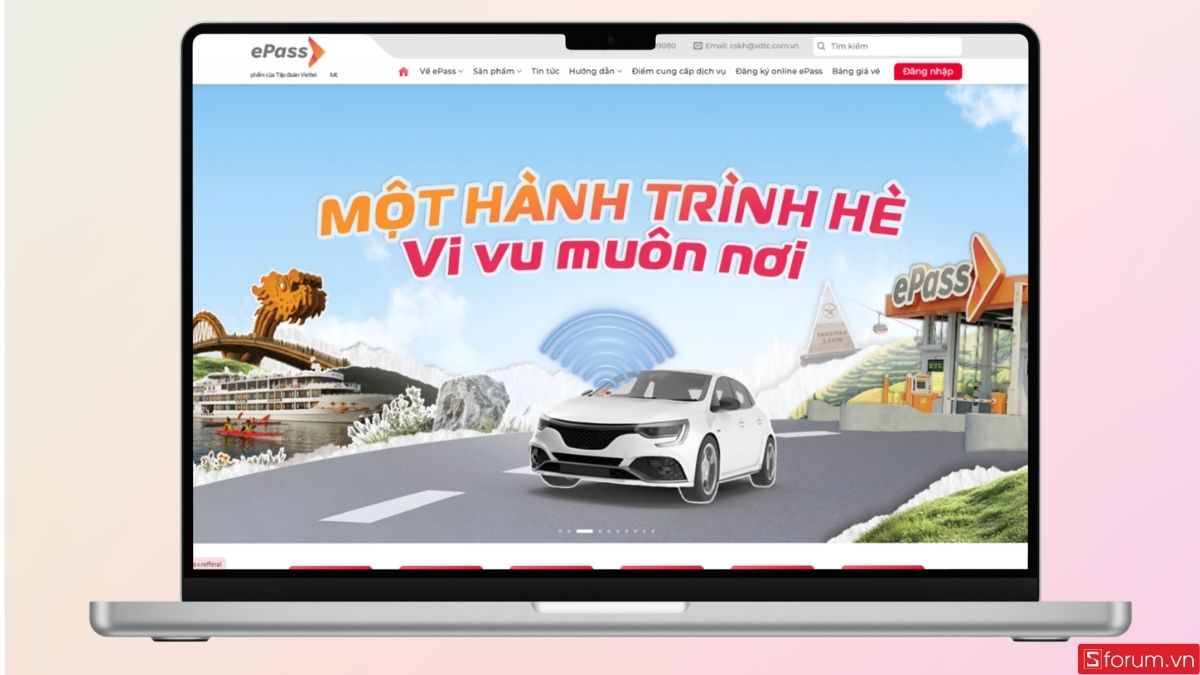 Truy cập vào trang website ePass