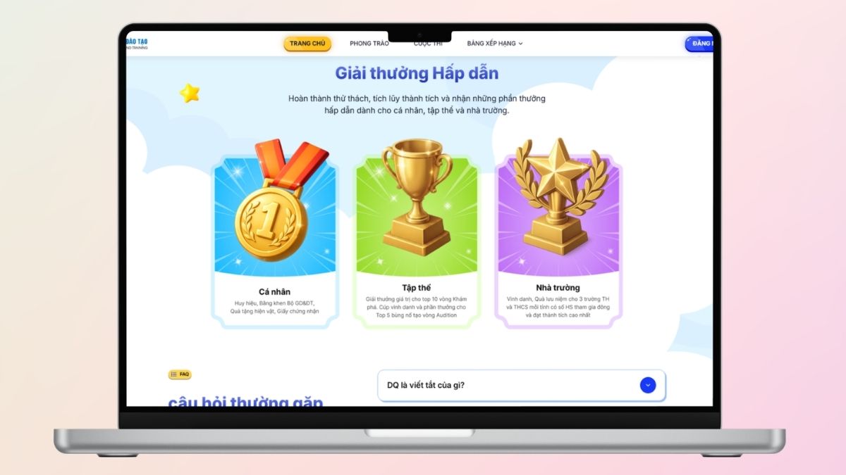 Bắt đầu lộ trình học tập và rèn luyện trên nền tảng