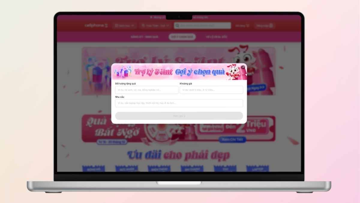 Điền thông tin theo yêu cầu