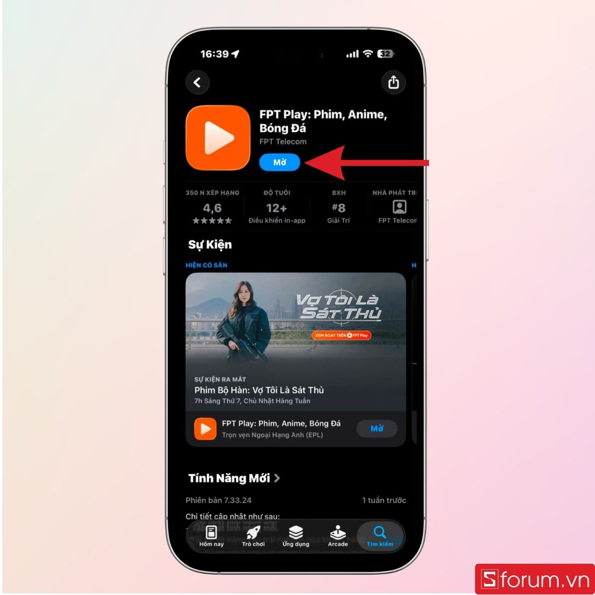 Tải ứng dụng FPT Play trên điện thoại