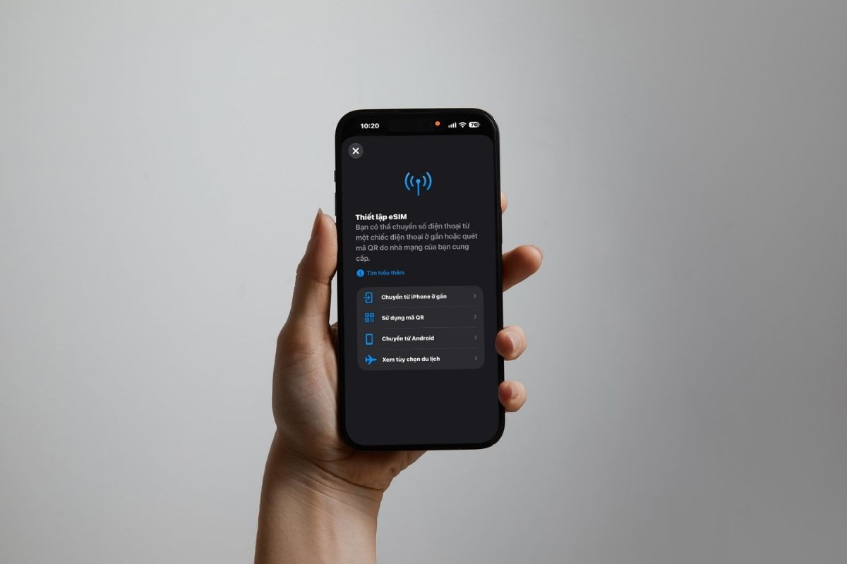 Những trường hợp iPhone 18 Pro Max không thêm được eSIM