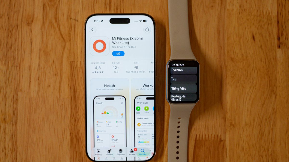 Tải ứng dụng Mi Fitness trên App Store