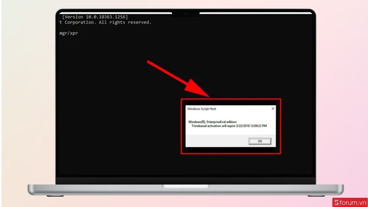 Kết quả Windows sẽ hết hạn vào một thời điểm cụ thể