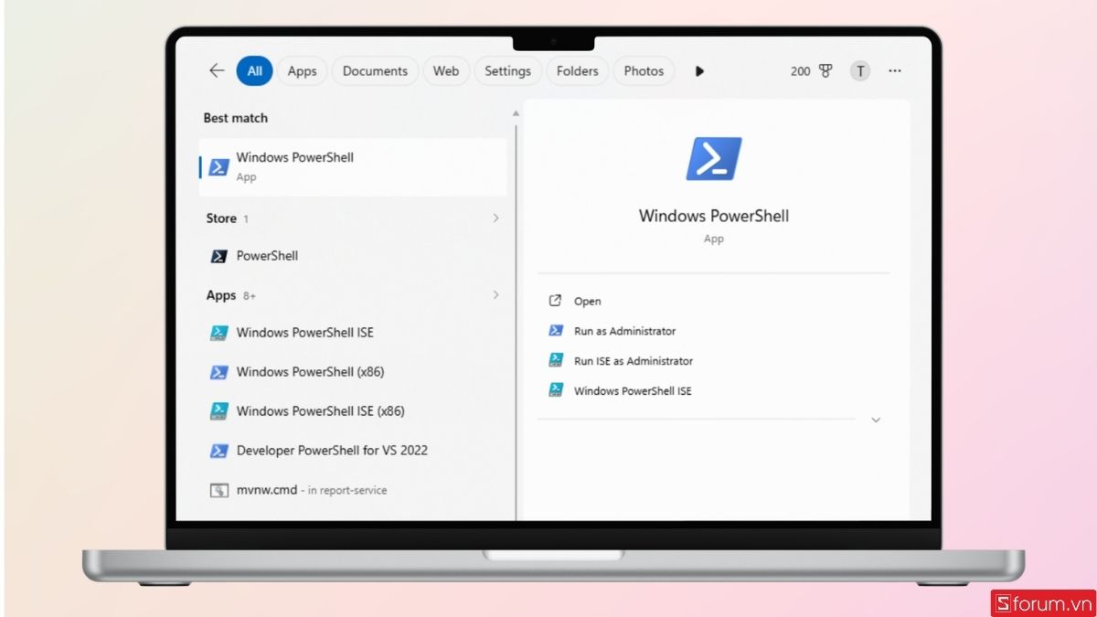 Tìm kiếm PowerShell