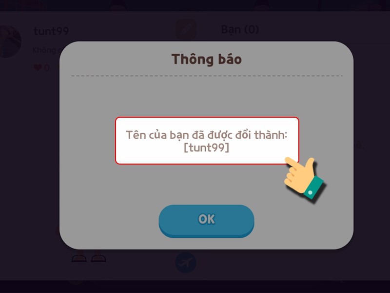 Thay đổi thành công