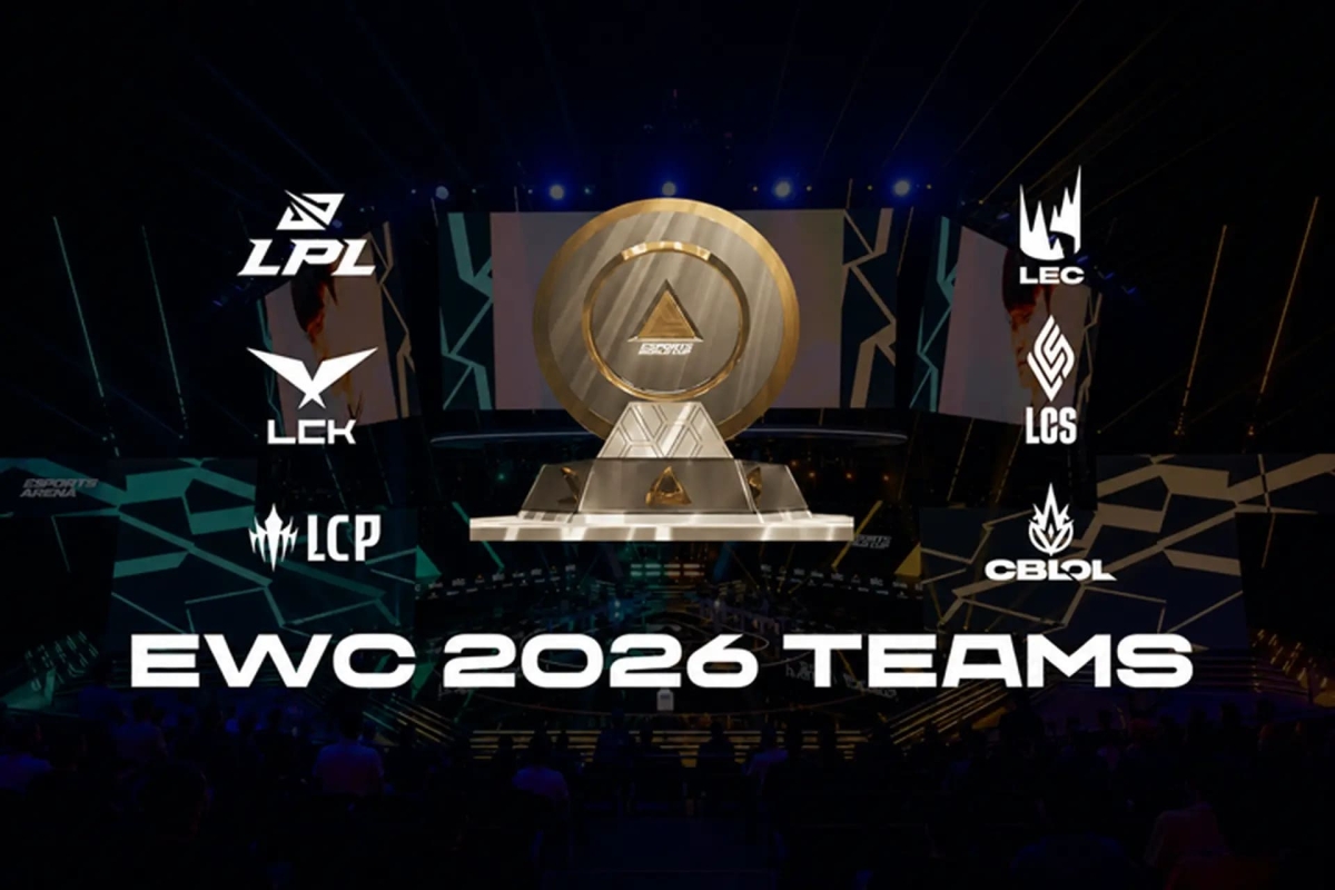 Các khu vuwjhc tham gia Esports World Cup 2026 LMHT