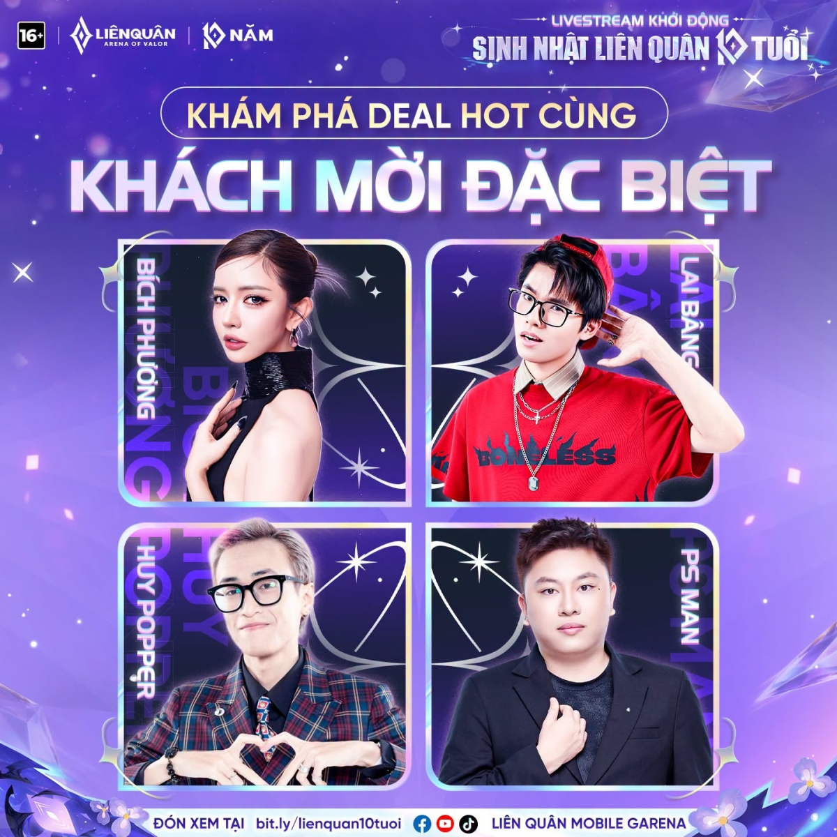 Dàn khách mời đặc biệt có mặt trong buổi live
