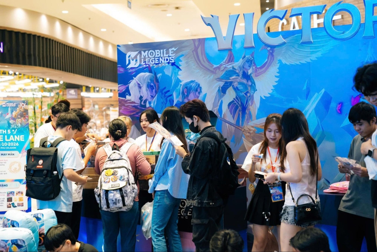 Không gian trải nghiệm chuỗi ngày hội Kỷ niệm 10 năm MLBB