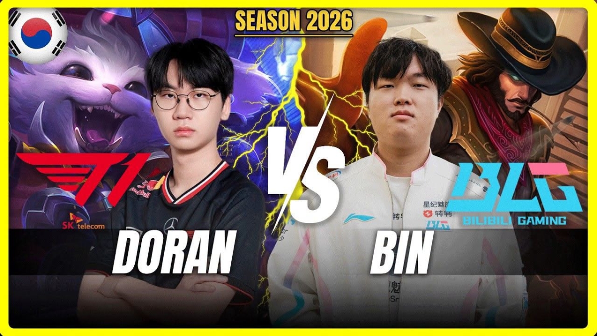 Cặp đấu giữa Bin và Doran được chú ý nhất ngày mai
