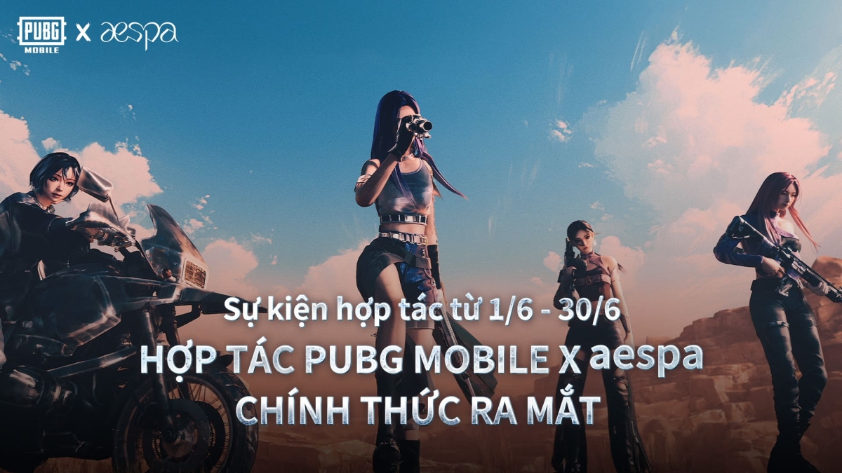 PUBG Mobile bắt tay AESPA, mang không khí K-Pop bùng nổ đến chiến trường mùa hè 2026