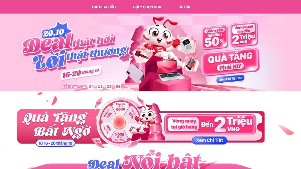 Tổng hợp các chương trình khuyến mãi 20/10 tại CellphoneS