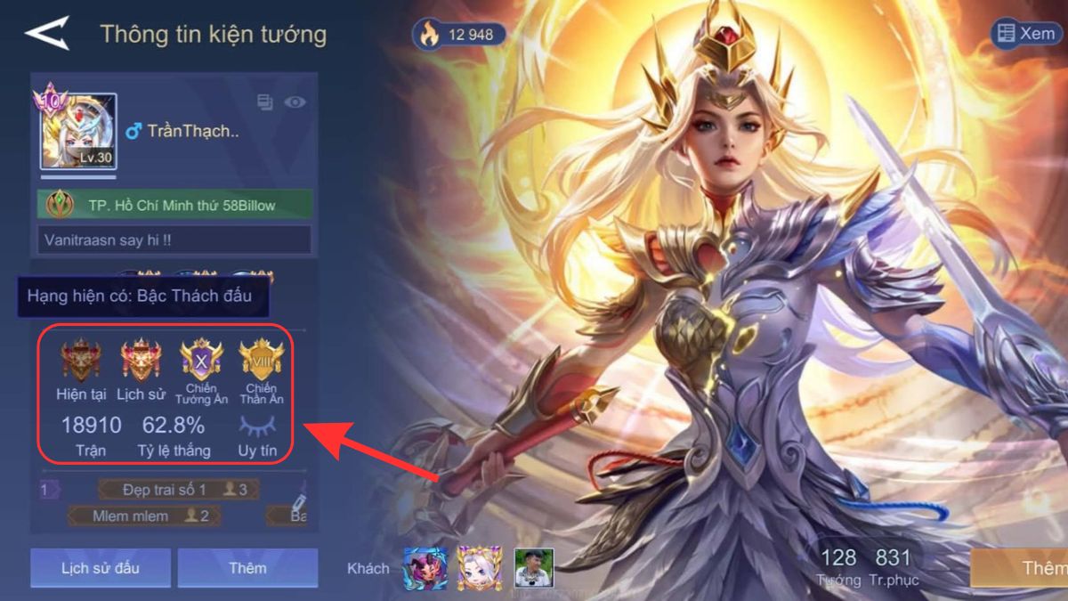 Hệ thống các bậc rank Liên Quân Mobile
