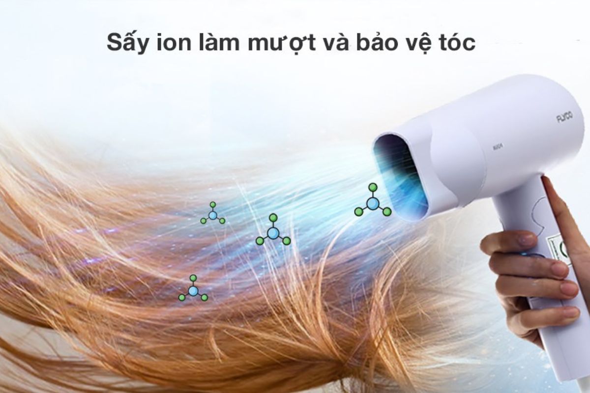 Công nghệ sấy ion bảo vệ tóc