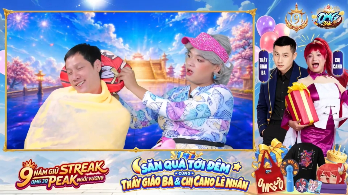 Phản ứng hóa học cực bùng nổ của Chị Ca Nô và Thầy Giáo Ba