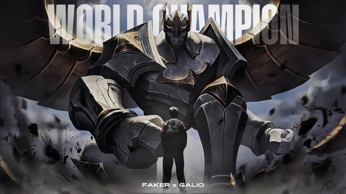 Faker lựa chọn Galio có skin CKTG 2025