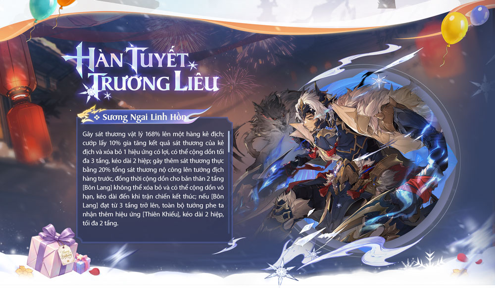 SP Hàn Tuyết Trương Liêu là vị tướng đặc biệt ra mắt dịp sinh nhật 1 tuổi Tam Quốc Huyễn Tướng VNG