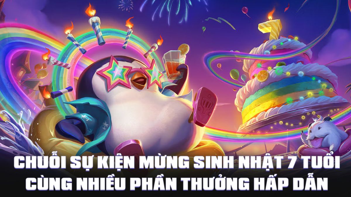 Super Sale bản 17.5 sinh nhật 7 tuổi ĐTCL: Đại Tiệc Pengu trở lại cùng loạt vật phẩm hiếm giảm giá cực hấp dẫn