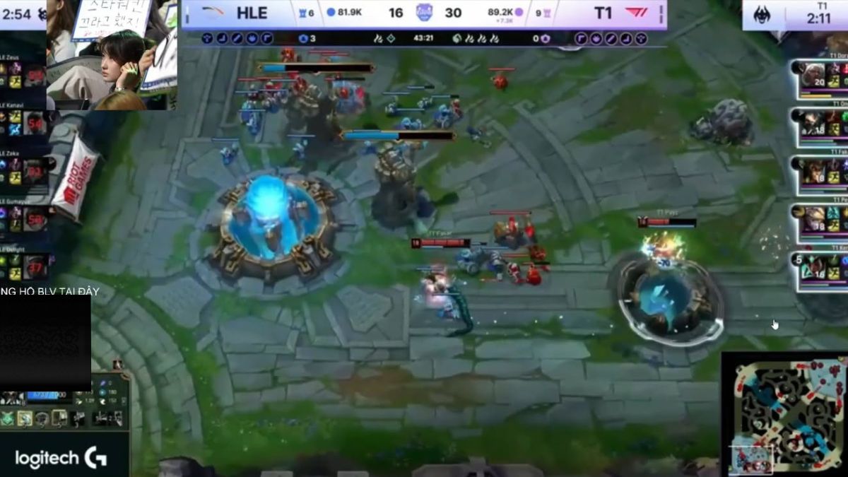 T1 cân bằng tỷ số ở game 2
