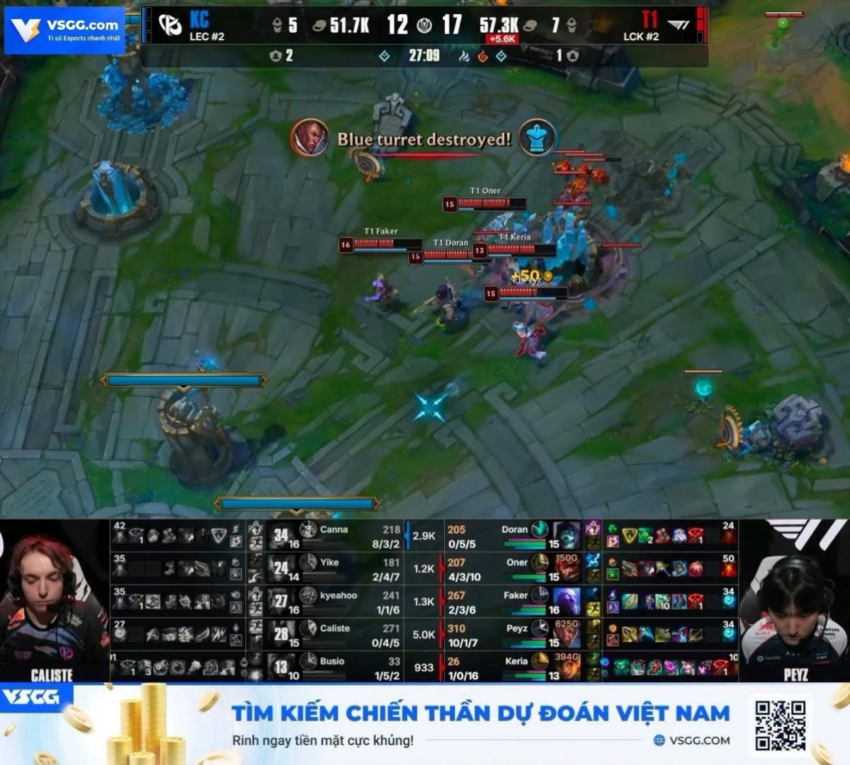 Game 3 T1 tiếp tục giành chiến thắng đầy thuyết phục