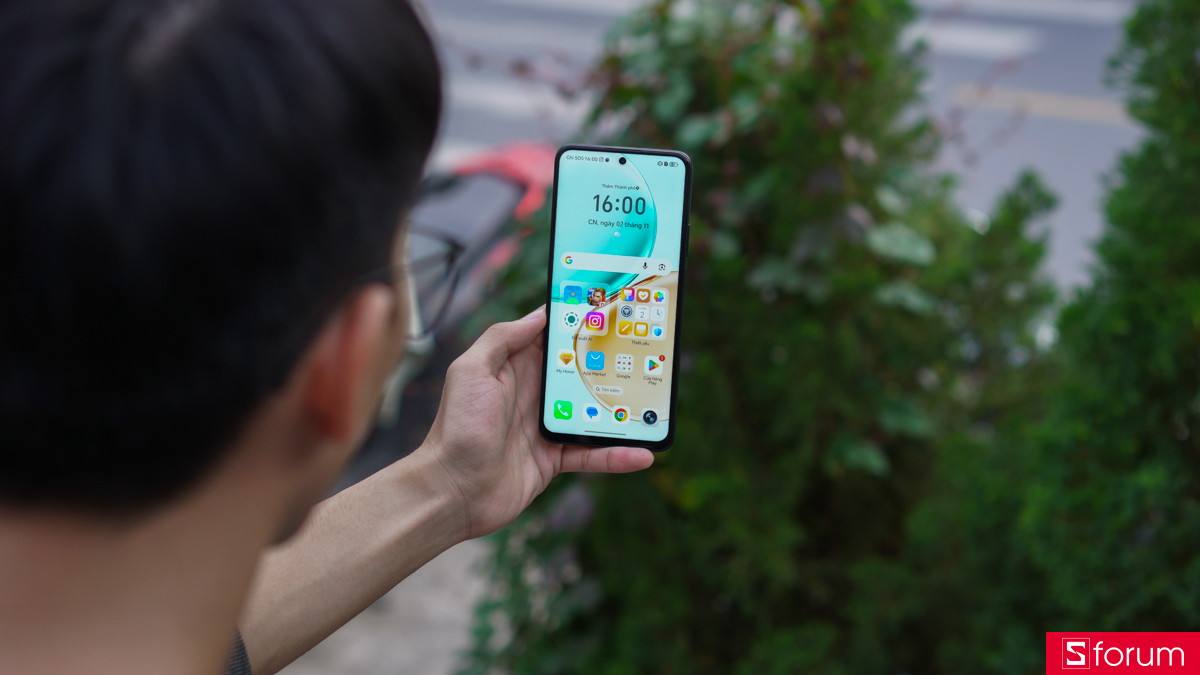 Thiết kế gọn nhẹ của HONOR X7d