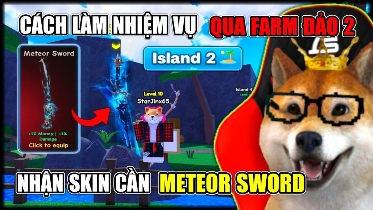 Skin cơ bản Meteor Sword