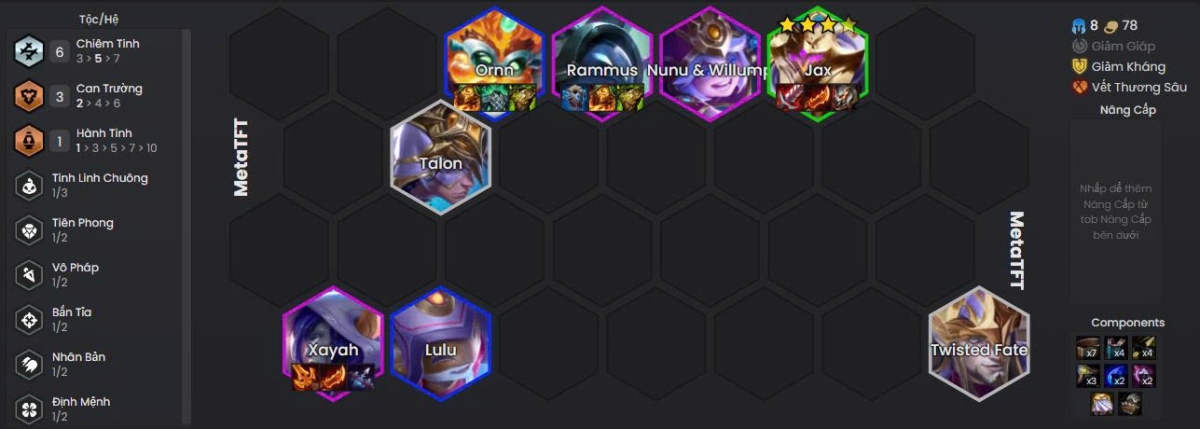 Đội hình 7 Chiêm Tinh (flex tổng hợp)