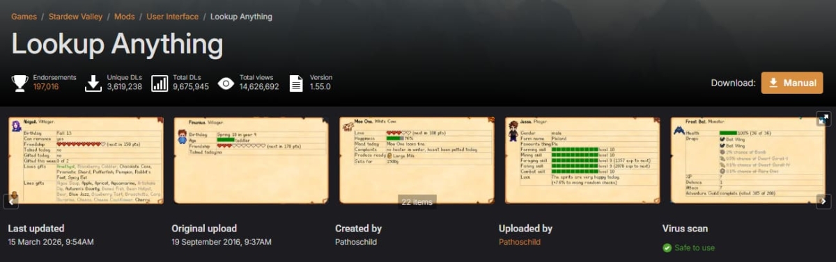 Mod Lookup Anything