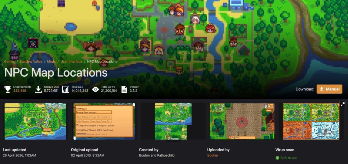 Mod NPC Map Locations