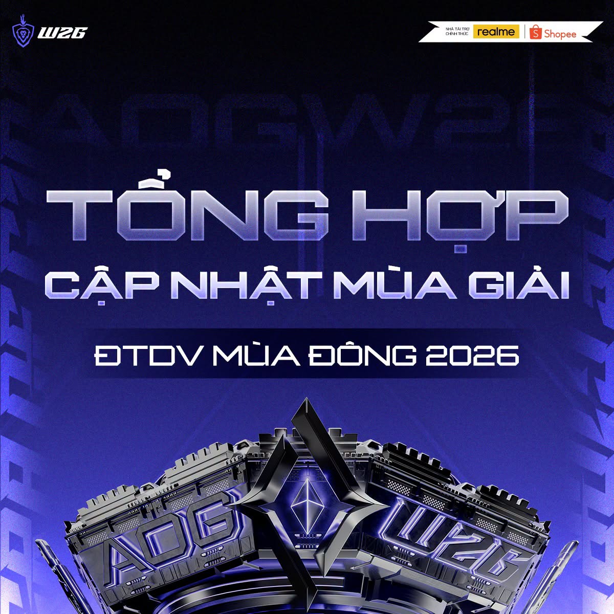 Tổng hợp những thông tin về mùa giải ĐTDV mùa Đông 2026