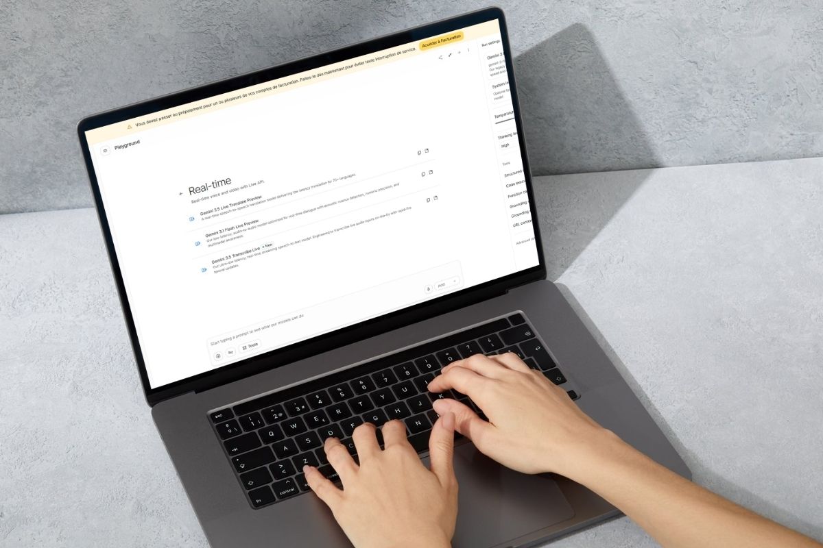 Tổng quan tính năng tool dịch trực tiếp của Google AI Studio